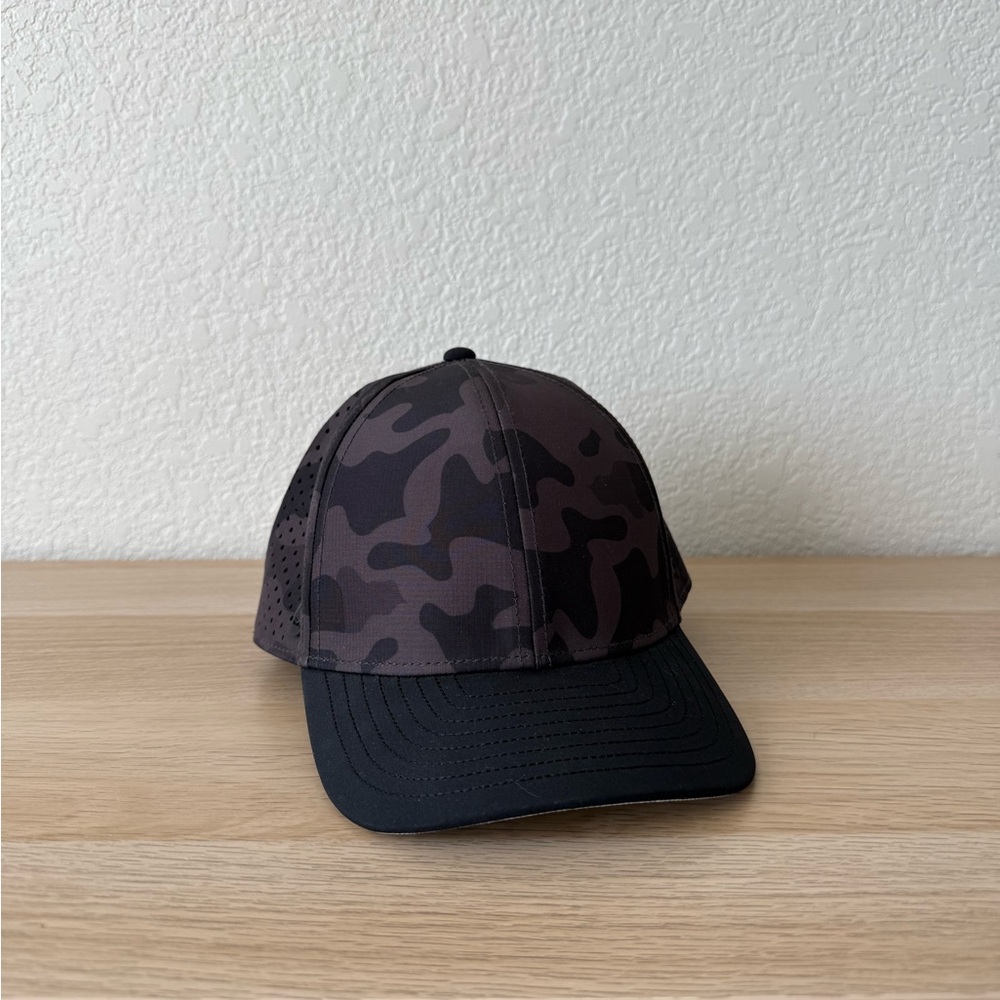 Melin A-Game Hydro Performance Snapback Hat in Black Camo